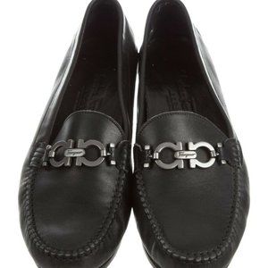Salvatore Ferragamo Talak Gancni Loafers Womens Leather Classic Shoe 9.5 A2(2ND)